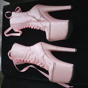 Custom made Russian exotic Dance Boots 8 inch